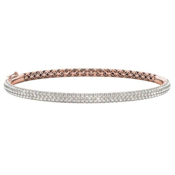 Round Diamond Pavé Bangle