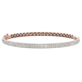 Round Diamond Pavé Bangle