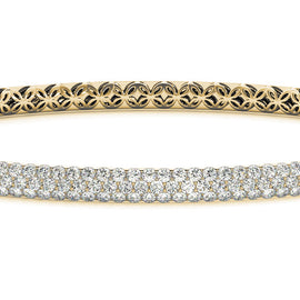 Round Diamond Pavé Bangle