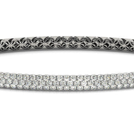 Round Diamond Pavé Bangle