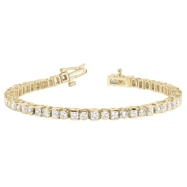 Round / Princess Diamond Tennis Bracelet