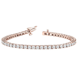 Round Diamond Tennis Bracelet