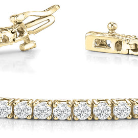 Round Diamond Tennis Bracelet