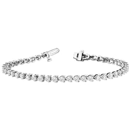 Round Diamond Tennis Bracelet