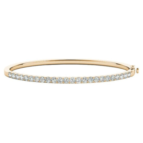 Round Diamond Eternity Bangle