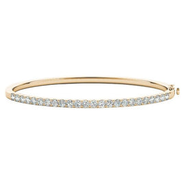 Round Diamond Eternity Bangle