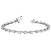 Round Diamond Bar Tennis Bracelet