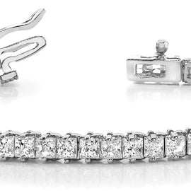 Princess Diamond Tennis Bracelet