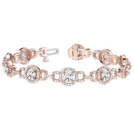 Round Diamond Pavé Buckle Bracelet