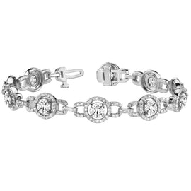 Round Diamond Pavé Buckle Bracelet