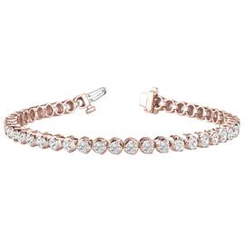 Round Diamond Tennis Bracelet