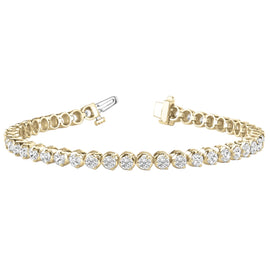 Round Diamond Tennis Bracelet