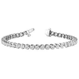 Round Diamond Tennis Bracelet