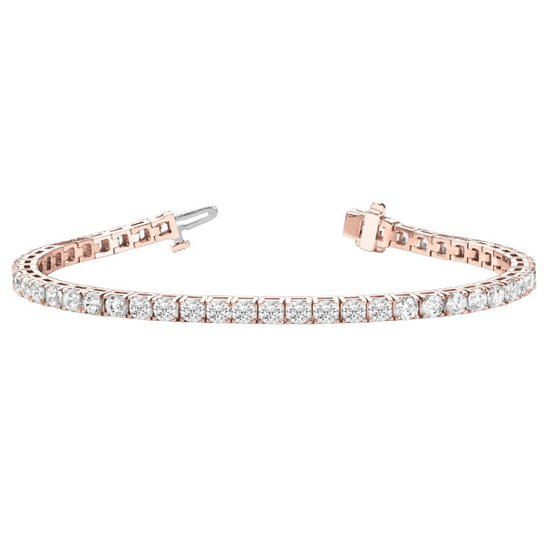 Round Diamond Tennis Bracelet