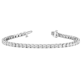 Round Diamond Tennis Bracelet