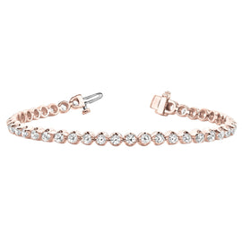 Round Diamond Tennis Bracelet