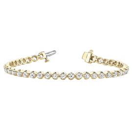 Round Diamond Tennis Bracelet