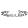 Round Diamond Double Row Tennis Bracelet