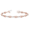 Round Diamond Novelty Link Bracelet