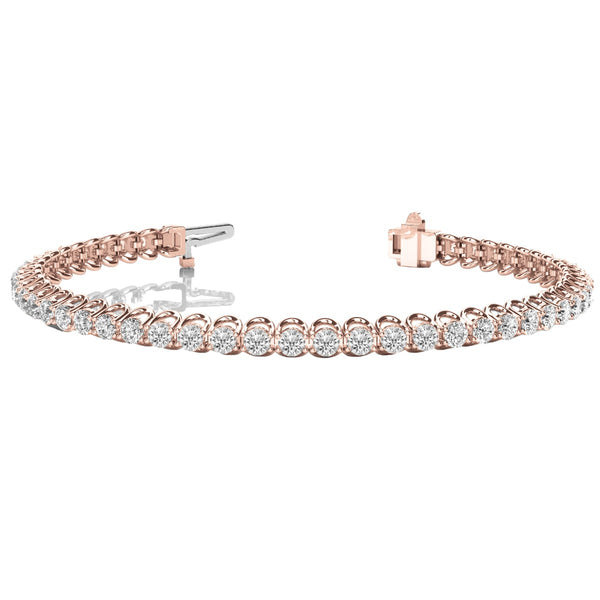 Round Diamond Tennis Bracelet