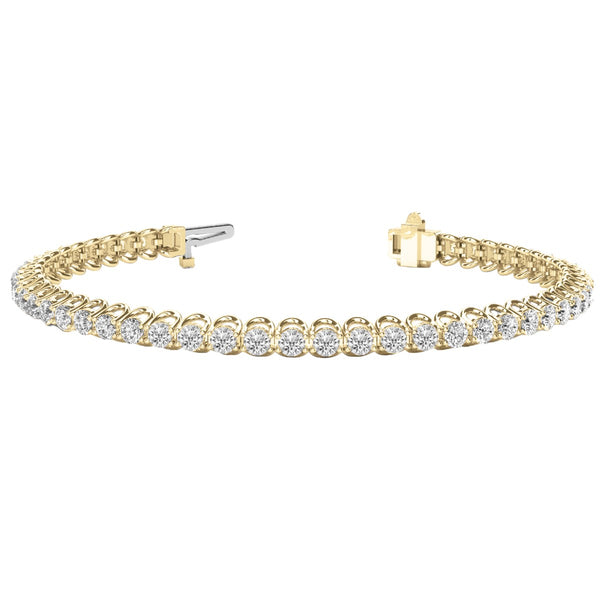 Round Diamond Tennis Bracelet