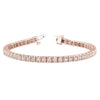 Round Diamond Bezel Tennis Bracelet