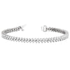 Round Diamond Double Row Tennis Bracelet