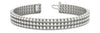 Round Diamond Multi-Row Tennis Bracelet