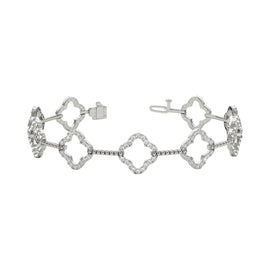 Clover Pavé Diamond Bracelet