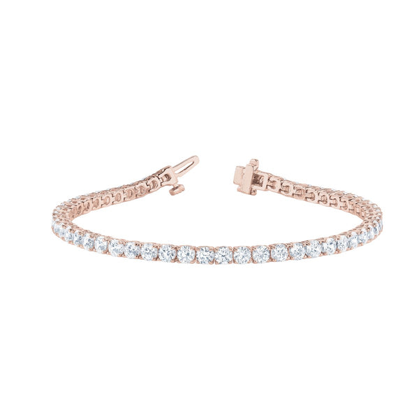 Round Diamond Tennis Bracelet