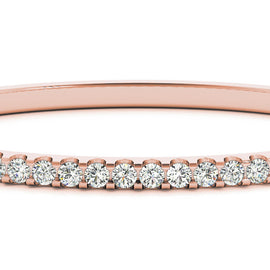 Round Diamond Eternity Bangle