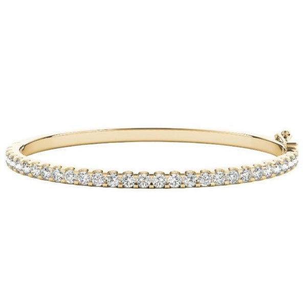 Round Diamond Eternity Bangle