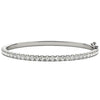 Round Diamond Eternity Bangle