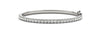 Round Diamond Eternity Bangle