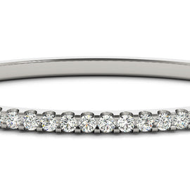 Round Diamond Eternity Bangle