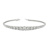 Round Diamond Progressive Tennis Bracelet