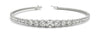 Round Diamond Progressive Tennis Bracelet