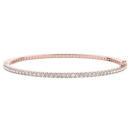 Round Diamond Eternity Bangle