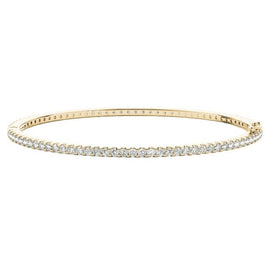 Round Diamond Eternity Bangle