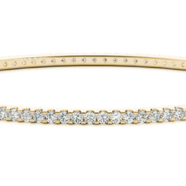 Round Diamond Eternity Bangle