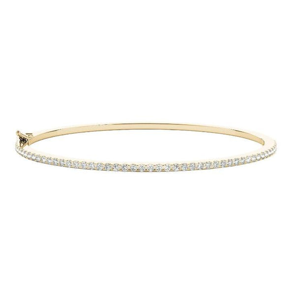 Round Diamond Eternity Bangle