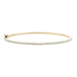 Round Diamond Eternity Bangle