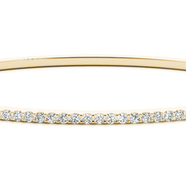 Round Diamond Eternity Bangle