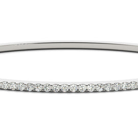 Round Diamond Eternity Bangle