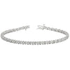 Round Diamond XO Tennis Bracelet