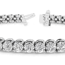 Round Diamond Tennis Bracelet