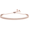 Round Diamond Hexagon Bezel Slider Bracelet