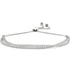 Round Diamond Multi-Row Slider Bracelet