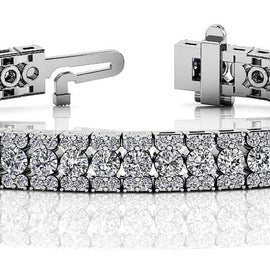 Round Diamond Tennis Bracelet