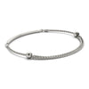 Round Diamond Chain Slider Bracelet